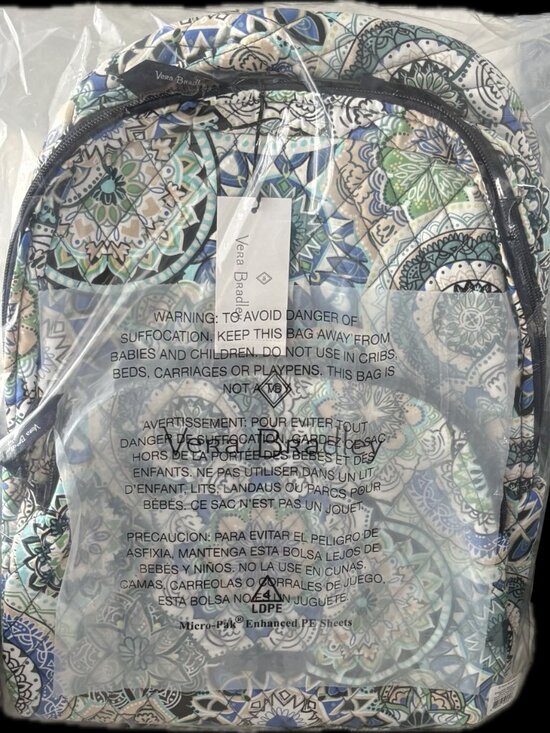 NWT - Vera Bradley Essential Backpack - Sketched Medallion main image 5